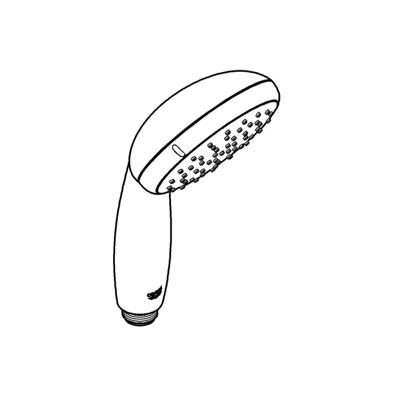 Grohe QuickFix Vitalio Start 100 Ручний душ, 1 режим струменю (27941000)