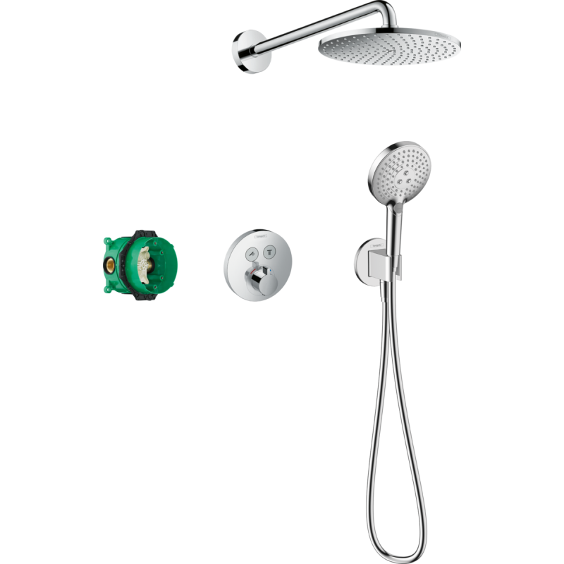 Hansgrohe Душова система Raindance S 240 з термостатом PowderRain (27951000)
