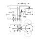 Grohe Душева система Smartactive 310 з термостатом для настінного монтажу (27966001)