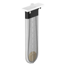 Hansgrohe SBOX зовнiшня частина с прямокутною розеткою, бiлий матовий, (28010700)