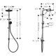 ACTIVERA S 240 1jet Showerpipe Reno душова система EcoSmart, хром