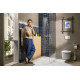 ACTIVERA S 240 1jet EcoSmart Showerpipe душова система з термостатом, хром