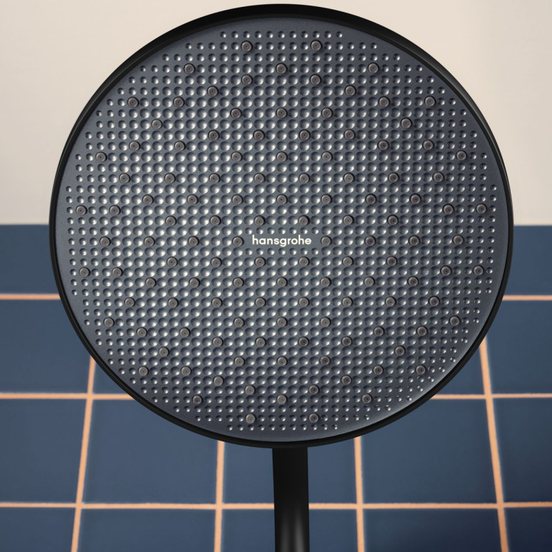 ACTIVERA S 240 1jet EcoSmart Showerpipe душова система з термостатом, чорний матовий
