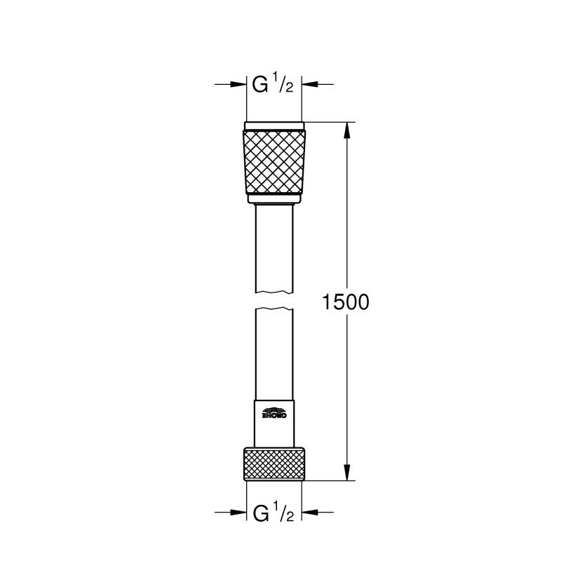 Grohe Relexaflex Душовий шланг 1500 мм (28151002)