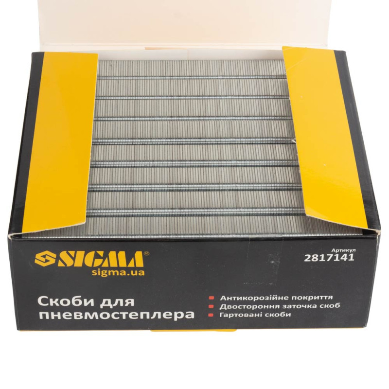 SIGMA Скоби 14×12.8мм для пневмостеплера 5000шт (2817141)