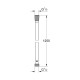 Grohe 28362KF1 Душовий шланг-1,25 м, чорний ушовий шланг-1,25 м, чорний (28362KF1)