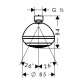Hansgrohe Crometta 85 Верхній душ, (28423000)
