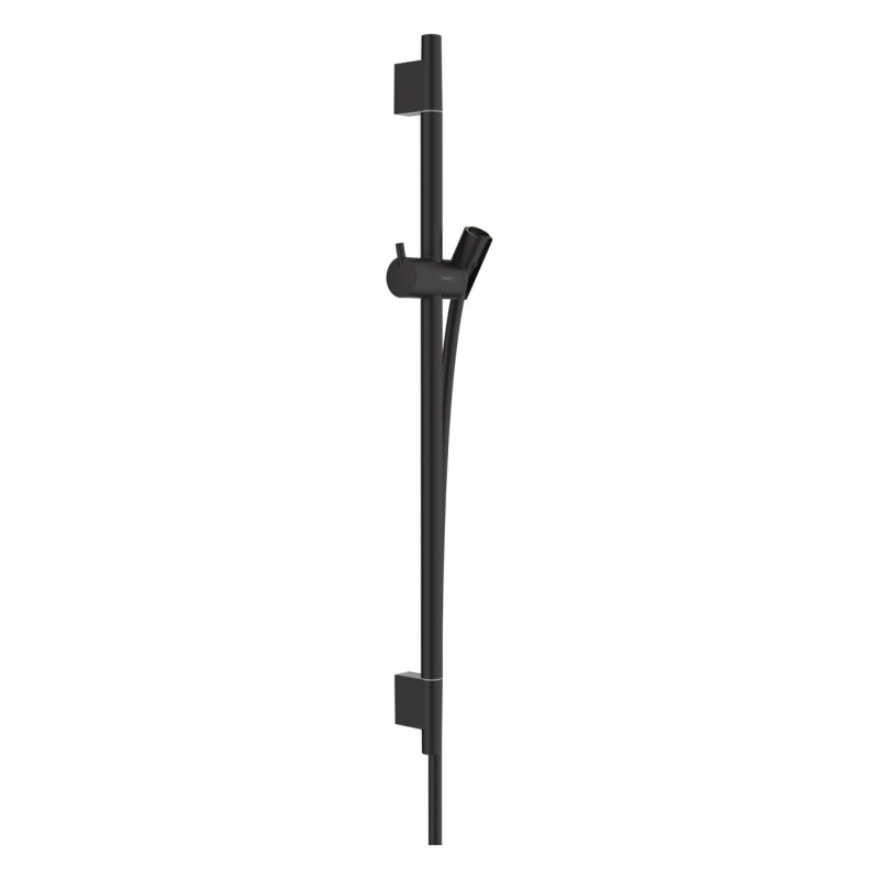 Hansgrohe Unica Душова штанга S Puro 65 см зi шлангом, колiр покриття матовий чорний, (28632670)
