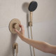 Hansgrohe FIXFIT FINE S шлангове з`єднання, шліфованна бронза, (28882140)
