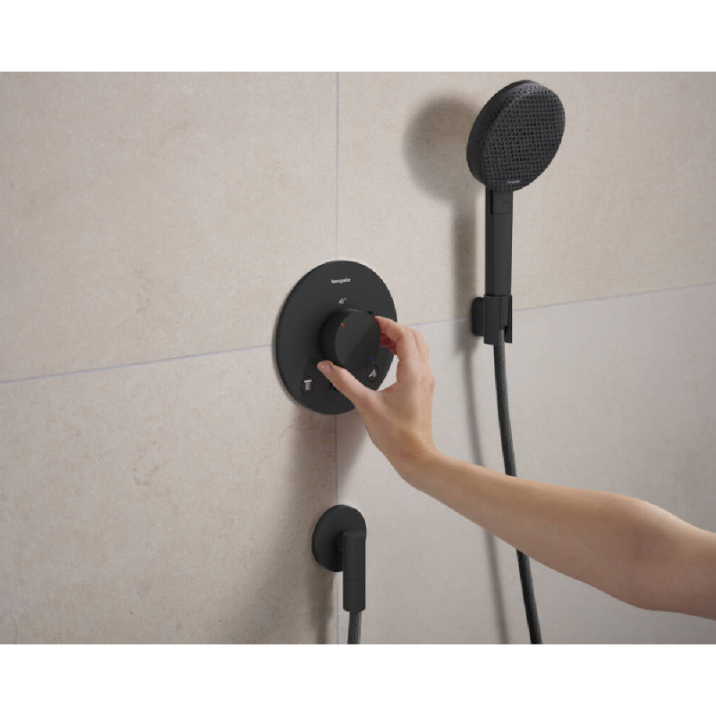 Hansgrohe FIXFIT FINE S шлангове з`єднання,чорний матовий, (28882670)