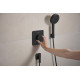 Hansgrohe FIXFIT FINE Q шлангове з`єднання, чорний матовий, (28884670)