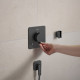 Hansgrohe PORTER FINE тримач для душу, шліфованний чорний хром, (28885340)