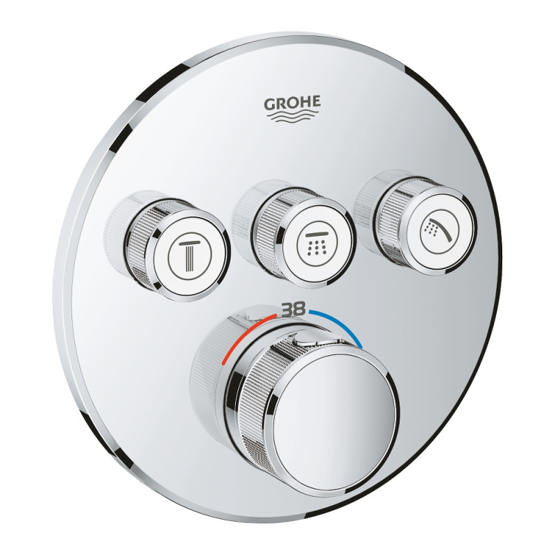 Grohe Термостат для вбудованого монтажу на 3 виходу Grohtherm SmartControl (29121000)
