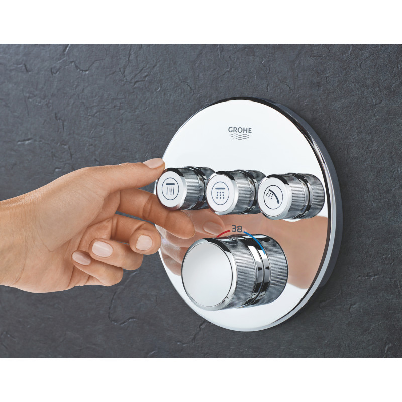 Grohe Термостат для вбудованого монтажу на 3 виходу Grohtherm SmartControl (29121000)