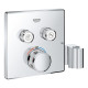 Grohe 29125000 Grohtherm SmartControl Зовнішня частина термостату прихованого монтажу з вбудованим підключенням душу 2 споживачі, хром ohtherm SmartControl Зовнішня частина термостату прихованого монтажу з вбудованим підключенням душу 2 споживачі, хром (2