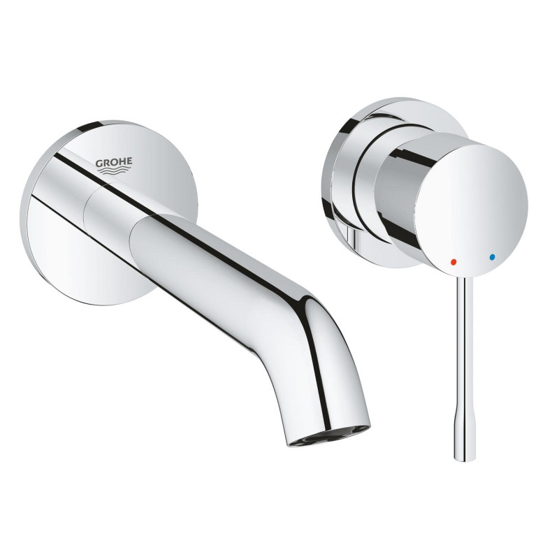 Grohe 29192001 Essence New Змішувач зі стіни для раковини, хром sence New (29192001)