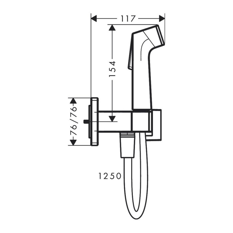 Hansgrohe Гігієнічний душ E EcoSmart (29233700)