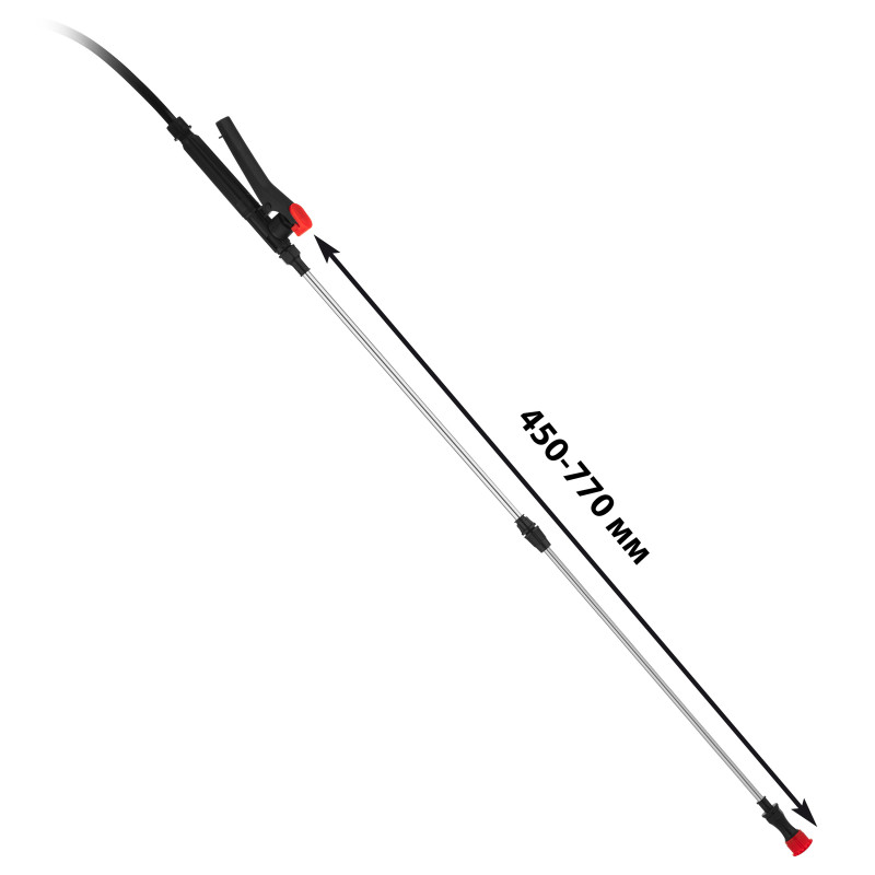 2E Обприскувач акумуляторний AquaSpray 18LR 18л 12В 1х8А·год 4.5бар 2.9л·хв 5кг вольтметр (2E-18LBS)