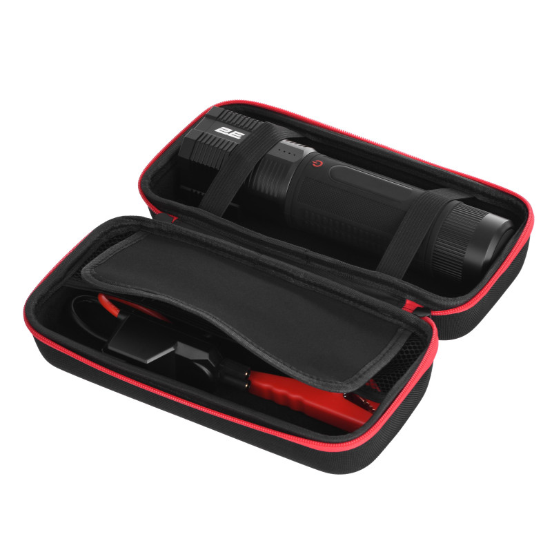 2E Пуско-зарядний пристрій Beam з ліхтарем, 8000 mAh, 1xUSB/3 A (2E-CJSPBL-BK)