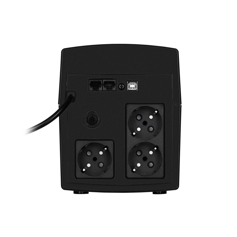 2E Джерело безперебійного живлення DD1200, 1200VA/720W, LCD, USB, 3xSchuko (2E-DD1200)