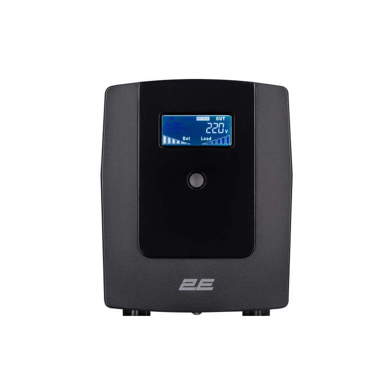 2E Джерело безперебійного живлення DD1500, 1500VA/900W, LCD,USB, 3xSchuko (2E-DD1500)