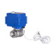 2E Кран кульовий з електроприводом HC220B, 1/2", 220В, 5Вт, 10 (16) бар, 7 сек (2E-HC220B-1/2)