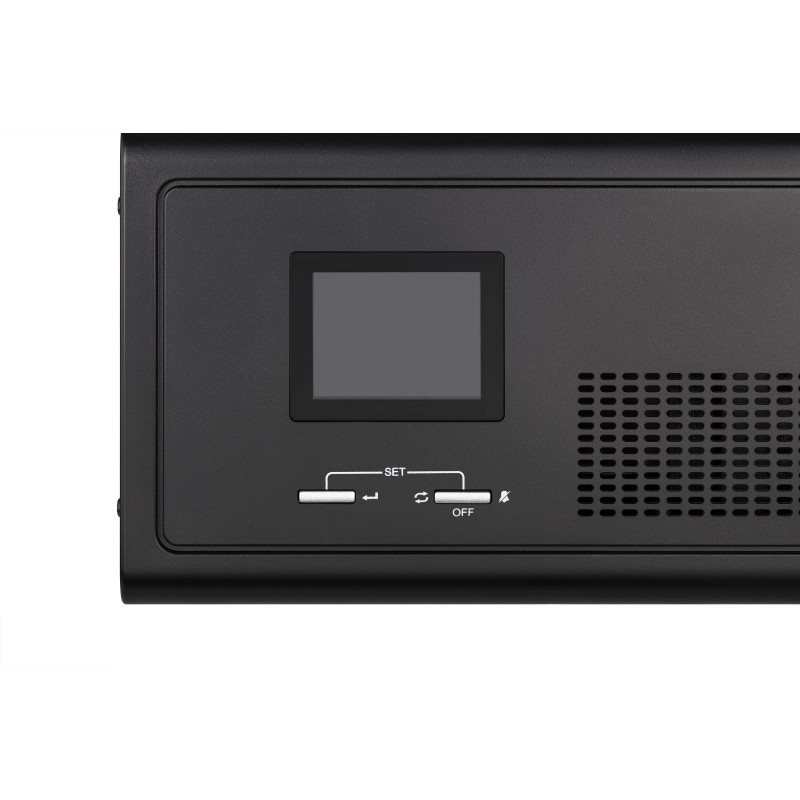 2E Інвертор HI1000, 1000W, 12V - 230V, LCD, AVR, 2xSchuko + DC output (2E-HI1000)