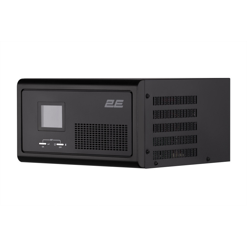 2E Інвертор 2E HI1600, 1600W, 24V - 230V, LCD, AVR, 2xSchuko + DC output (2E-HI1600)