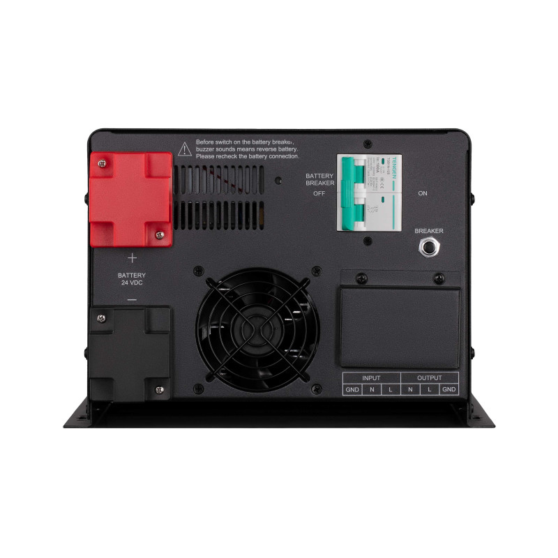 2E Інвертор HI2500, 2500W, 24V - 230V, LCD, AVR, Terminal in&out (2E-HI2500)