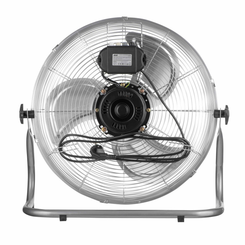 Вентилятор підлоговий 2E PowerWind 45C професійний, 45см, 100Вт, кнопки, двигун мідь 100%, срібний (2E-IF45C)