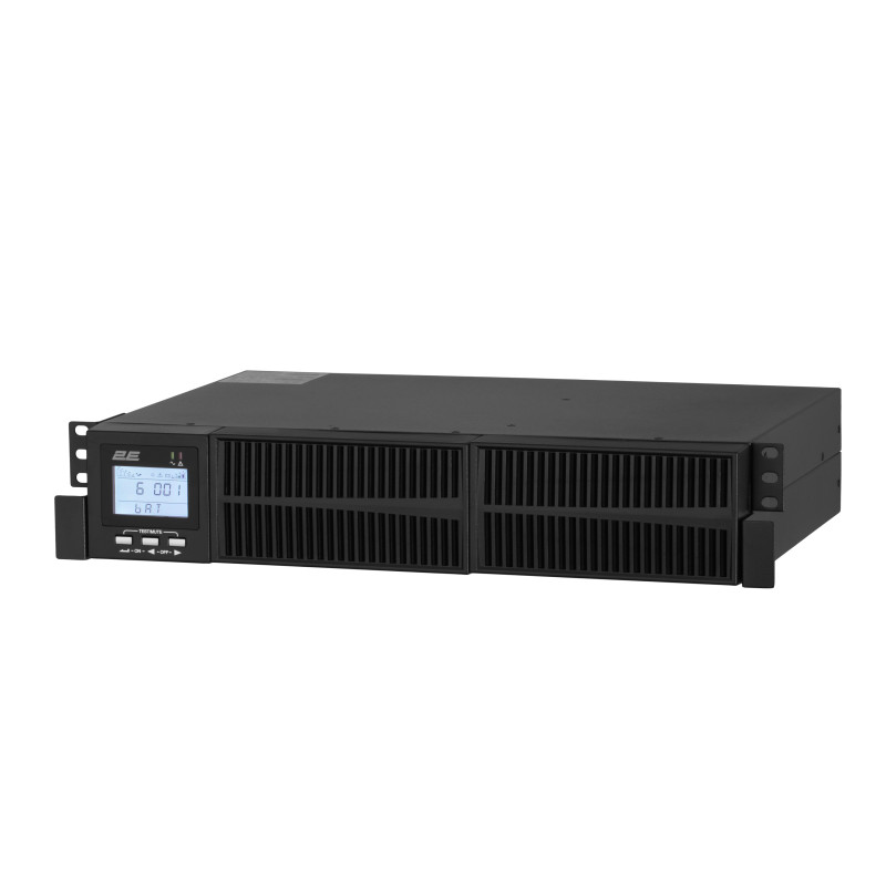 2E Джерело безперебійного живлення OD1000RT, 1000VA/900W, RT2U, LCD, USB, 3xSchuko (2E-OD1000RT)