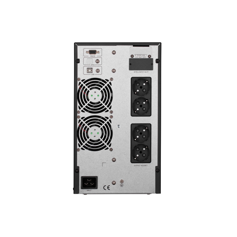 2E Джерело безперебійного живлення OD3000, 3000VA/2700W, LCD, USB, 4xSchuko (2E-OD3000)