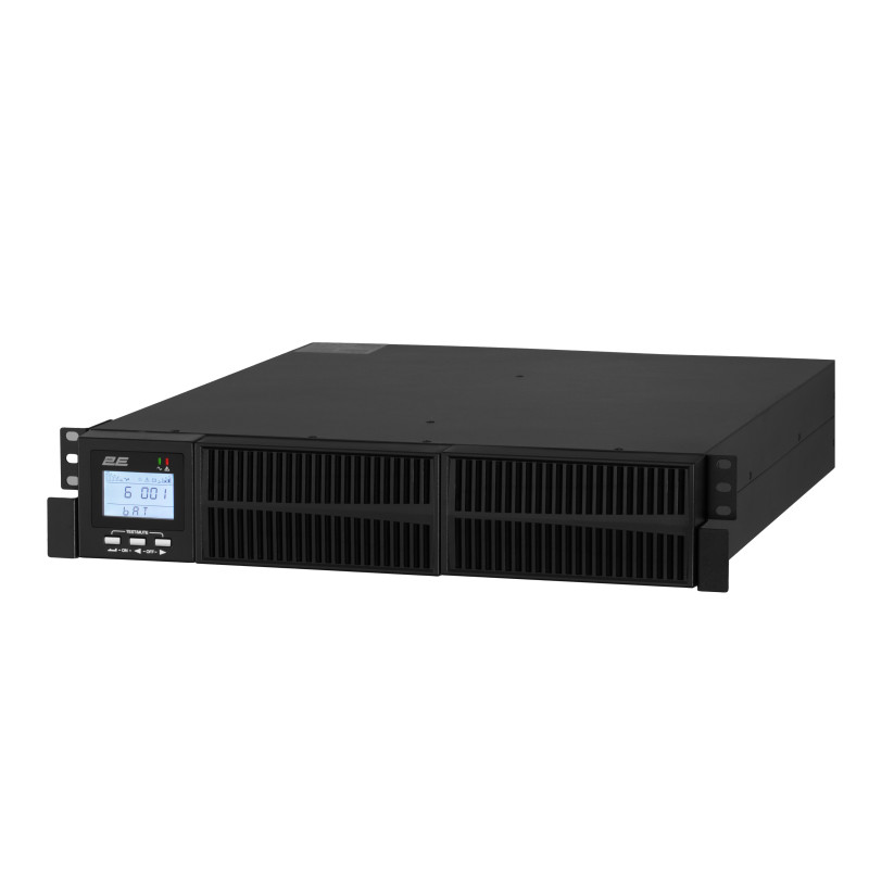 2E Джерело безперебійного живлення OD3000RT, 3000VA/2700W, RT2U, LCD, USB, 4xSchuko (2E-OD3000RT)