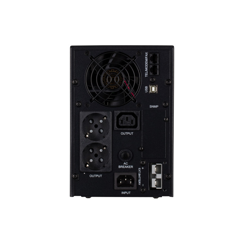 2E Джерело безперебійного живлення PS1000L, 1000VA/800W, на зовнішні АКБ 2*12В, 2xSchuko+1xC13 (2E-PS1000L)