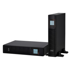 2E Джерело безперебійного живлення PS1000RT, 1000VA/800W, RT2U, LCD, USB, 2xSchuko+1xC13 (2E-PS1000RT)