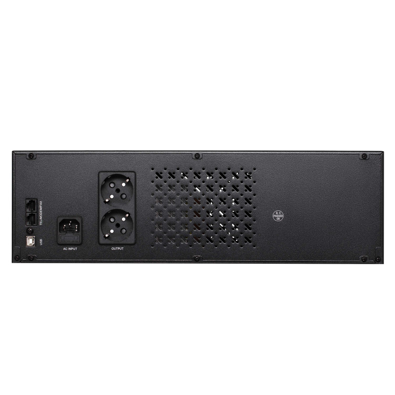 2E Джерело безперебійного живлення RE2000, 2000VA/1200W, RM 3U, LCD, USB, 2xSchuko (2E-RE2000)