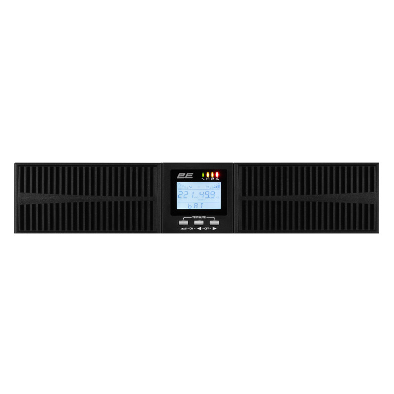 2E Джерело безперебійного живлення SD10000RTL, 10kVA/10kW, RT4U, LCD, USB, на зовнішні АКБ, Terminal in&out (2E-SD10000RTL)