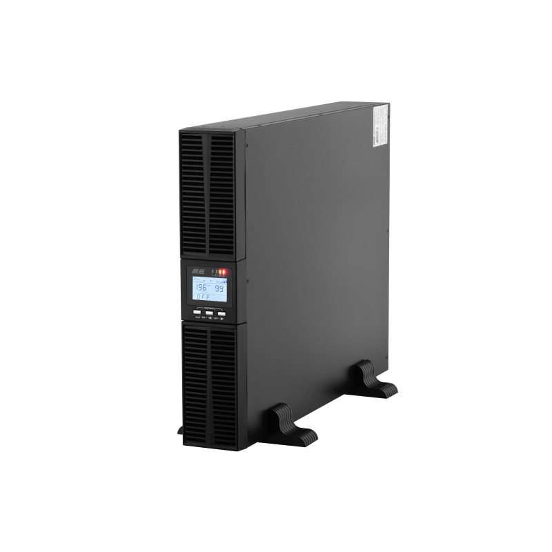 2E Джерело безперебійного живлення SD10000RTL, 10kVA/10kW, RT4U, LCD, USB, на зовнішні АКБ, Terminal in&out (2E-SD10000RTL)
