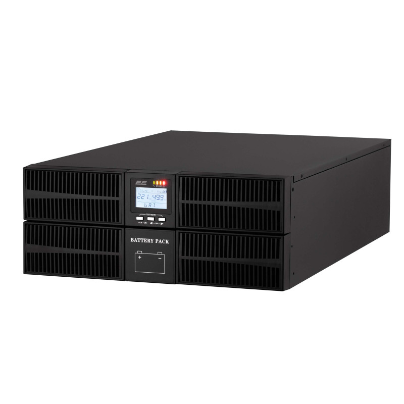 2E Джерело безперебійного живлення SD6000RT, 6kVA/6kW, RT4U, LCD, USB, Terminal in&out (2E-SD6000RT)