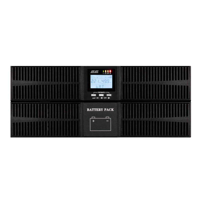 2E Джерело безперебійного живлення SD6000RT, 6kVA/6kW, RT4U, LCD, USB, Terminal in&out (2E-SD6000RT)