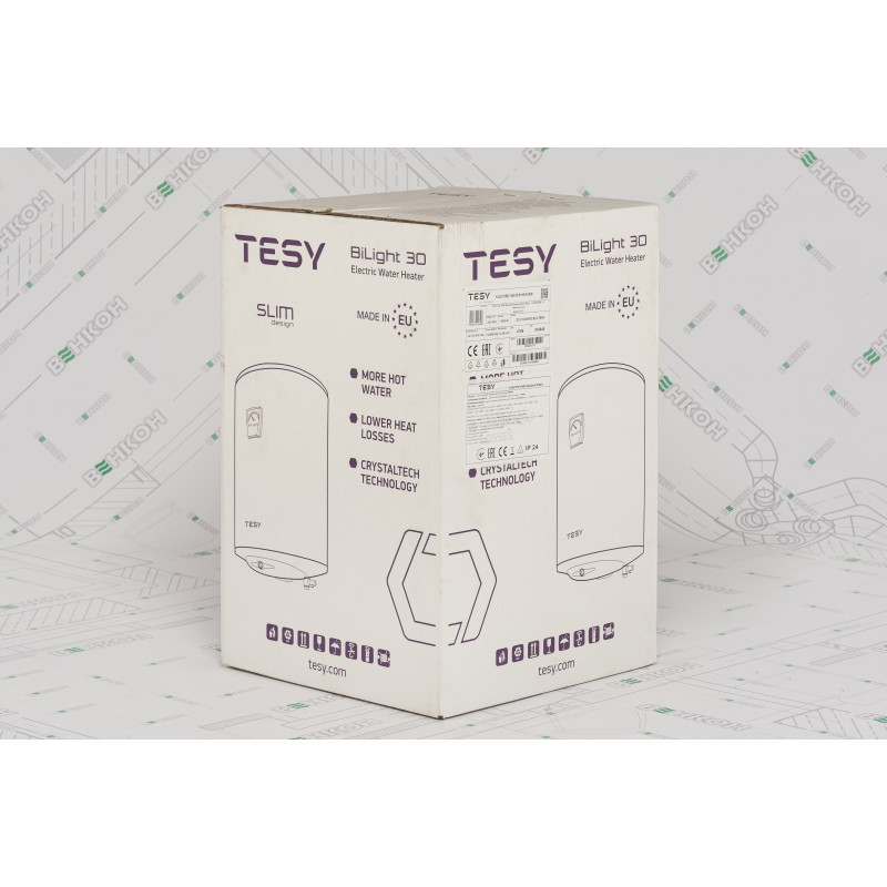 TESY Бойлер 30 л Anticalc Slim GCV 303516D B14 TBR (304845)