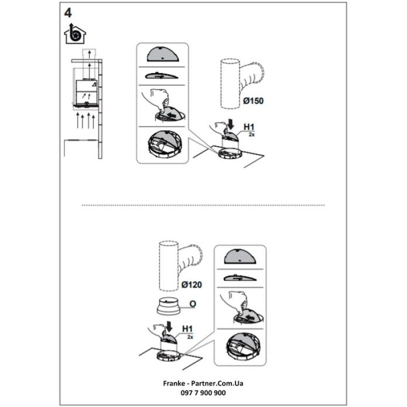 Franke Витяжка вбудовувана Box Flush EVO нерж (3050665361)
