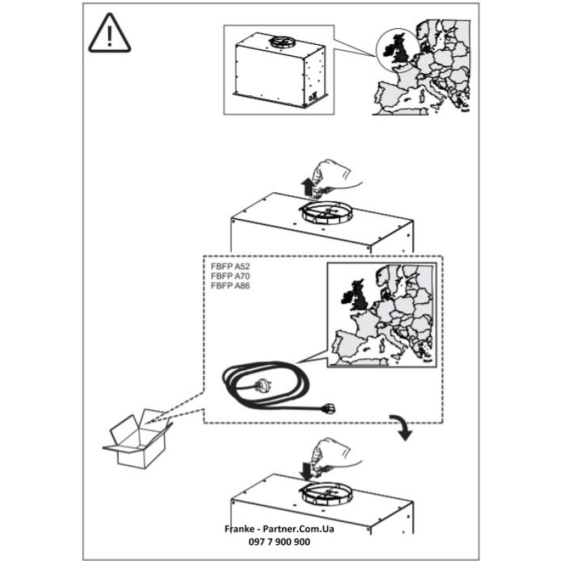 Franke Витяжкавбудовувана Box Flush EVO чорний (3050665365)