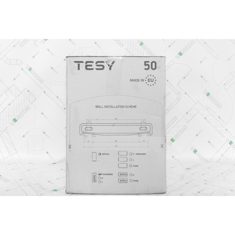 TESY Бойлер электрический 50 л Simpat Eco CTV 504415 D07 TR (305486)