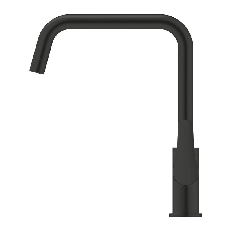 Grohe EUROSMART смеситель для кухни однорычажный, U-излив, цвет черный матовый, (305672430)