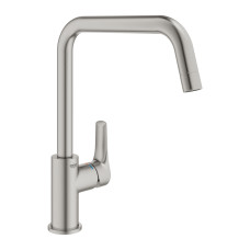 Grohe 30567DC0 Eurosmart Змішувач для кухні, U-вилив, матовий суперсталь rosmart (30567DC0)