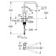 Grohe 30567DC0 Eurosmart Змішувач для кухні, U-вилив, матовий суперсталь rosmart (30567DC0)