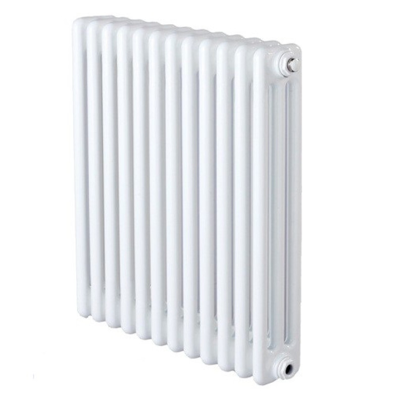 Радіатор Zehnder Charleston 3057 - 13 секцій RAL-9016 білий, підключення 1270