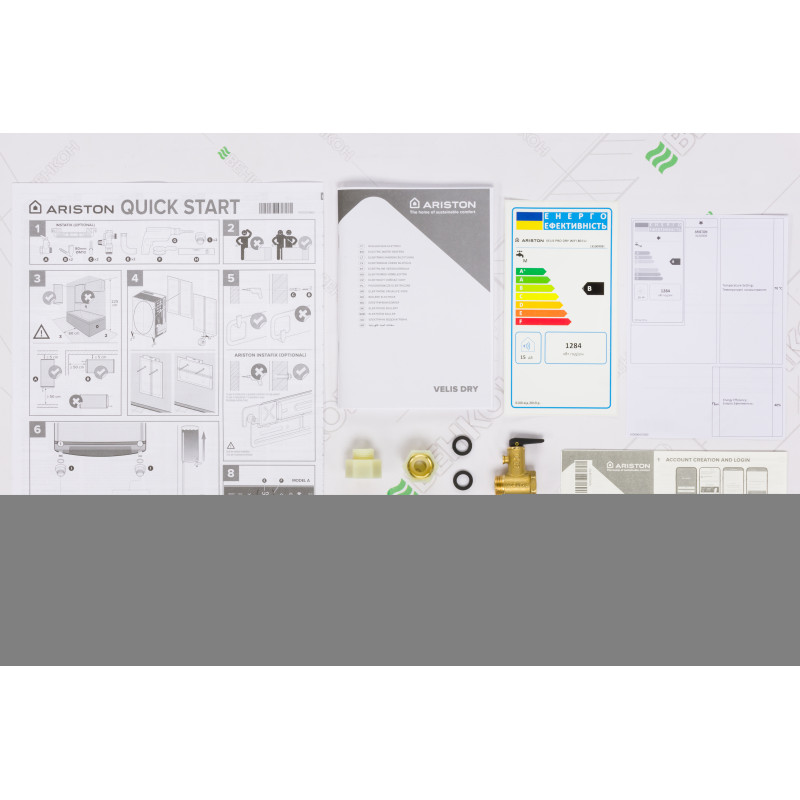 ARISTON Бойлер 80 л. VELIS PRO DRY WIFI 80 EU (3100909)