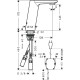 Hansgrohe Metris S Змішувач для раковини, електронний, (31102000)